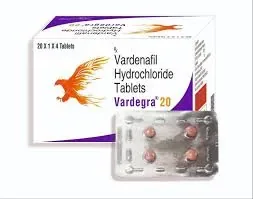 Vardegra 20 mg (Vardenafil 20mg) is one of the fasting-acting formulas of ED treatment