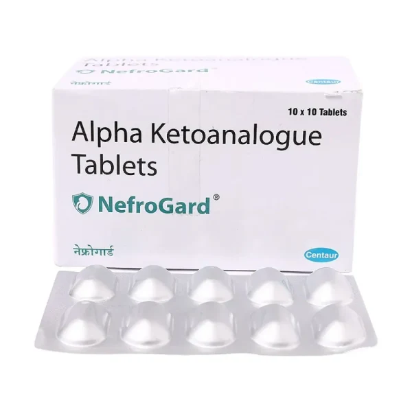 Nefrogard (Alpha Ketoanalogue) Tablet is a nutritional supplement used in the treatment-RX Supply