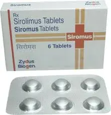 Siromus 1 mg (Sirolimus) is used for prevention of organ rejection in transplant patients.-RX Supply