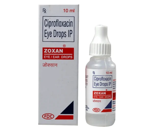 Zoxan Eye Drops 5 ml (Ciprofloxacin) is an antibiotic that is used to treat bacterial infections | RX Supply