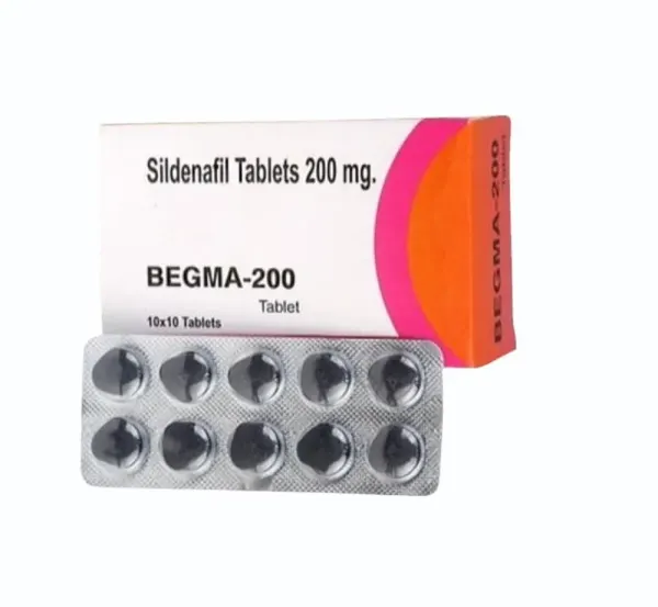 Begma 200mg (Sildenafil Citrate) is an effective medication. The Begma 200 (sildenafil)-RX Supply
