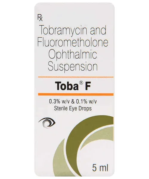 Toba F Eye Drop 5ml (Tobramycin/Fluorometholone)