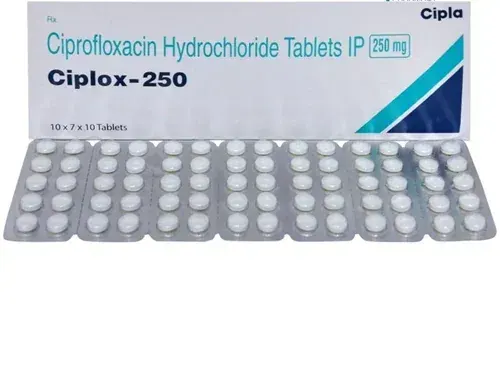 Ciprofloxacin 250mg (Generic) is an antibiotic, used in the treatment of bacterial infections | RX Supply