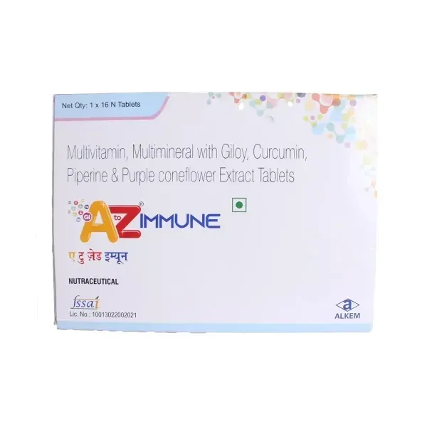 A to Z Immune Tablet Vitamins are the building blocks of the body and help you keep in good health.