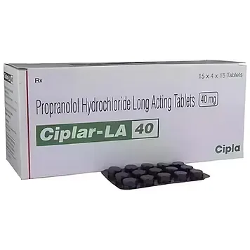 Ciplar-LA 40 Tablet helps decrease anxiety and relieve tremors.