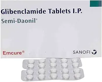 Semi Daonil (Glibenclamide) is a medicine used to treat type 2 diabetes mellitus in adults-RX Supply