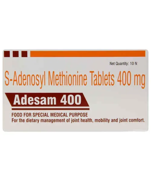 Adesam 400mg Tablet is a medicine used for the treatment of liver disease associated with reduced -RX Supply