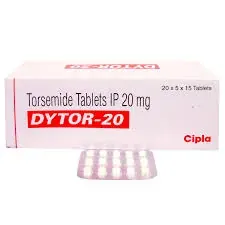 Dytor 20mg Tablet (Torsemide 20mg) is a medication used to treat conditions such as edema -RX Supply