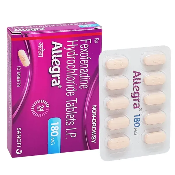Allegra (Fexofenadine) is an antihistamine used to treat seasonal allergies and hives.
