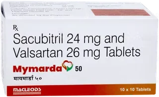 Mymarda Tablet (Sacubitril and Valsartan) is a combination of two medicines used to treat-RX Supply