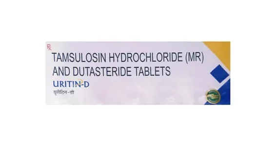 Uritin D Tablet (Tamsulosin 0.4/Dutasteride 0.5) is a combination of two medicines that work-RX Supply