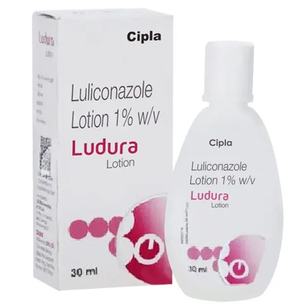 LUDURA LOTION (LULICONAZOLE) is an antifungal medication used to treat skin infections