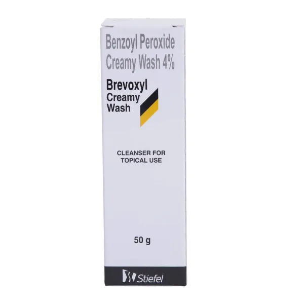 Brevoxyl Creamy Wash is a topical preparation containing benzoyl peroxide as the active-RX Supply