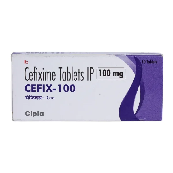 Cefixime 100MG (Cefix) is an antibiotic belonging that is used to treat a variety of bacterial infections.-RX Supply