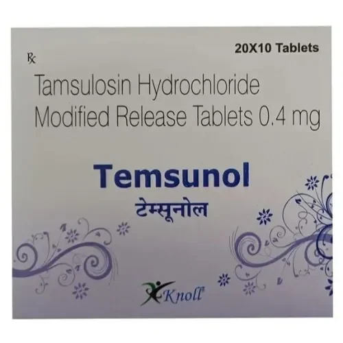 Temsunol 0.4 mg (Tamsulosin) is used to manage symptoms associated with benign | RX Supply