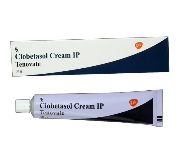 Tenovate Cream (Clobetasol Propionate) belongs to a group of medicines called steroids.-RX Supply