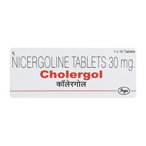 Cholergol (Nicergoline) is used for the prevention and treatment of migraine attacks-RX Supply