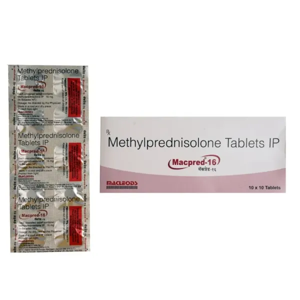Macpred 16 Mg (Methylprednisolone) is a medicine used to treat a wide variety of medical | RX Supply