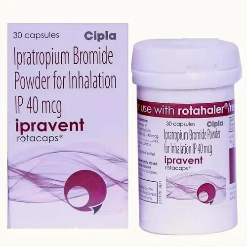 Ipravent Rotacaps (Ipratropium Bromide) is an anticholinergic medicine | RX Supply
