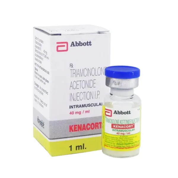 KENACORT INJECTION (TRIAMCINOLONE ) is an anti-inflammatory steroid medication used to treat a variety of skin conditions.
