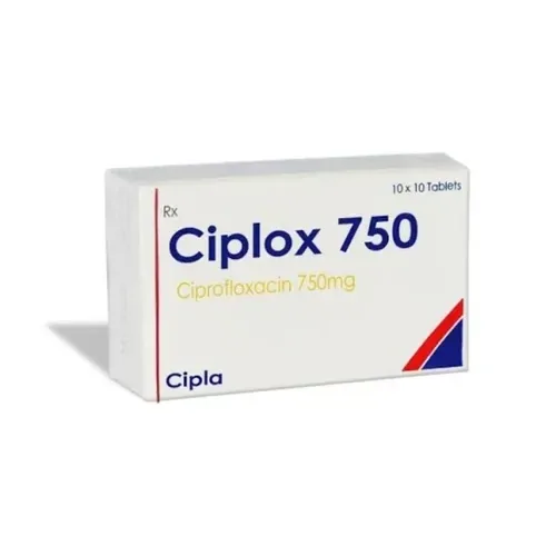 Ciprofloxacin 750 mg (Ciplox) is an antibiotic, used in the treatment of bacterial infections | RX Supply