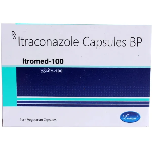 Itraconazole 100mg Capsules (Itromed) belongs to a group of medicines called antifungals-RX Supply
