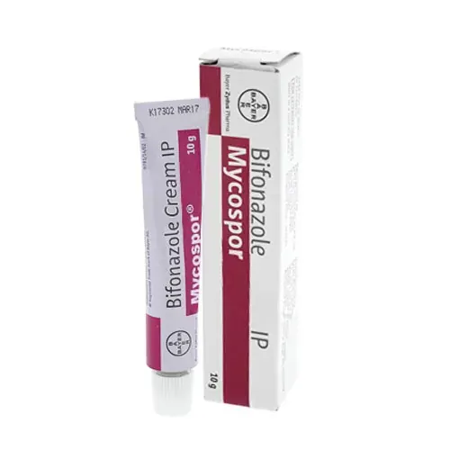 Mycospor Cream is an antifungal medication. It is used in the treatment of fungal skin infections such as ringworm