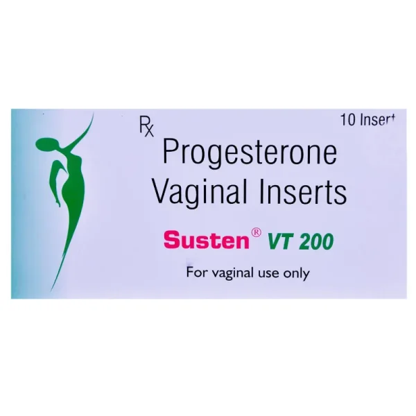 Susten VT 200 Mg Tablet is prescribed to prevent miscarriage in women who experience | RX Supply