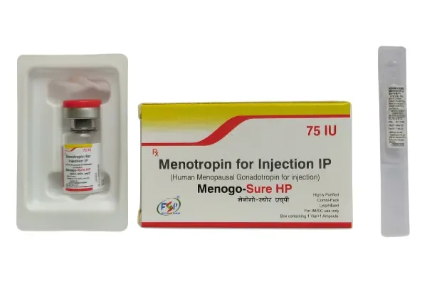 Menogo-Sure HP 75IU Injection is used in the treatment of infertility in women | RX Supply