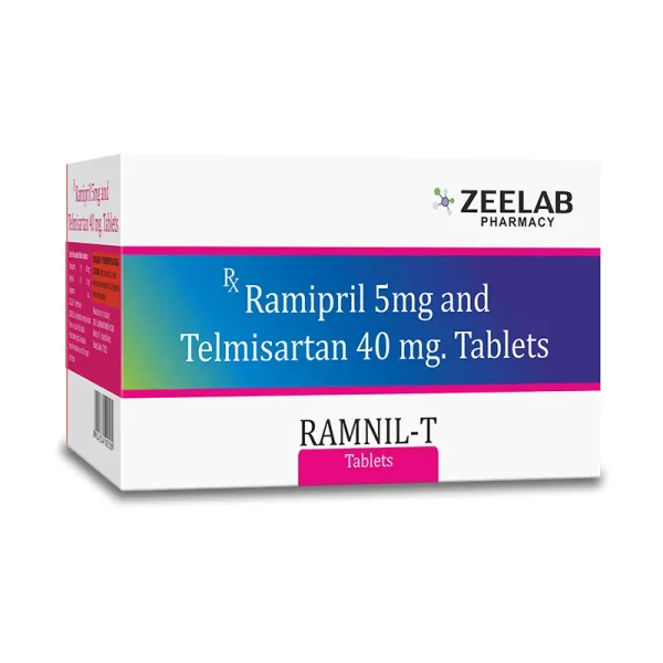Ramnil-T Tablet (Telmisartan and Ramipril) is a medicine used to treat hypertension-RX Supply