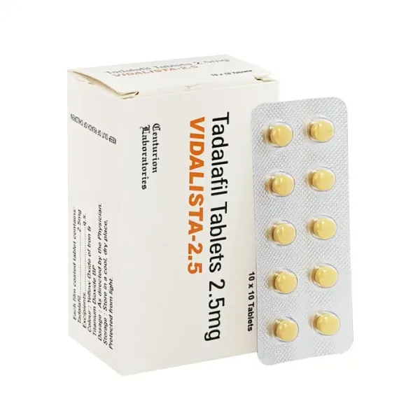 Vidalista 2.5 mg (Tadalafil)