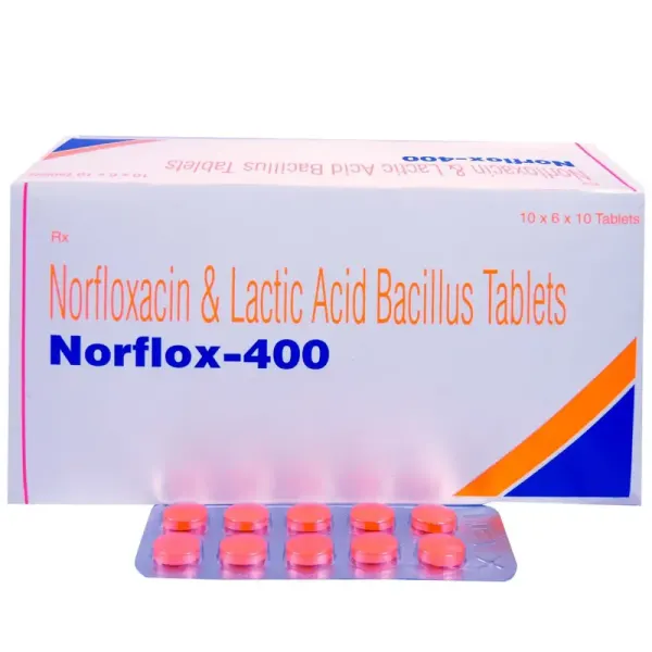 Norflox Tablet (Norfloxacin) is used to treat bacterial infections. It works by killing | RX Supply