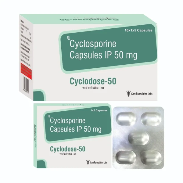 Cyclodose 50 Mg (Cyclosporine) is used in combination with other medicines | RX Supply