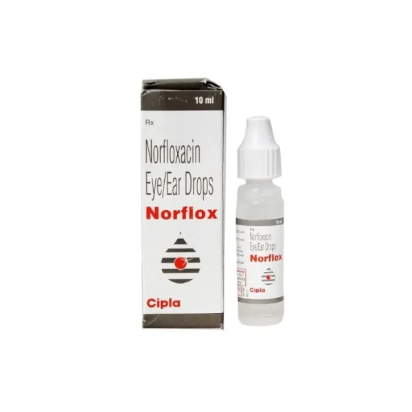 Norflox Eye/Ear Drops is an antibiotic, used in the treatment of bacterial eye/ear infections