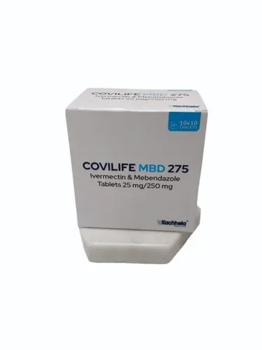 Covilife MBD 275 Tablet is an antiparasitic medicine used to treat infections in the intestines | RX Supply