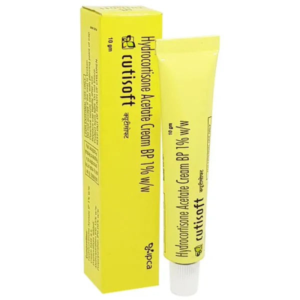 CUTISOFT CREAM (HYDROCORTISONE) is a topical medication used for the treatment of skin conditions, such as itching, redness,