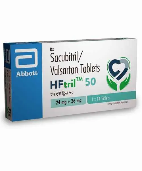 Hftril Tablet (Sacubitril and Valsartan) is a combination of two medicines used to treat heart failure-RX Supply