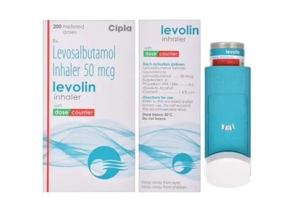 Levolin 50 mcg Inhaler (Levosalbutamol) is a belongs to a group of medicines called fast | RX Supply