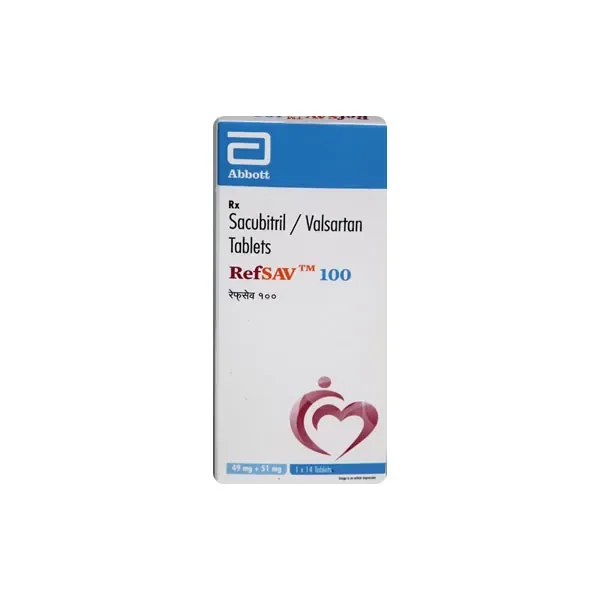 Refsav Tablet (Sacubitril and Valsartan) is a combination of two medicines used to treat heart failure-RX Supply