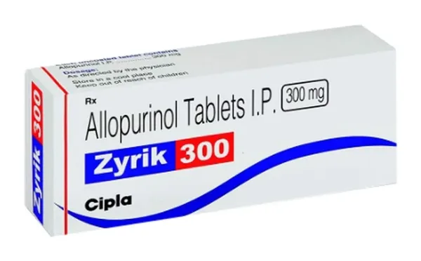 Allopurinol 300mg (Zyrik) is a medicine used to treat and prevent gout. | RX Supply