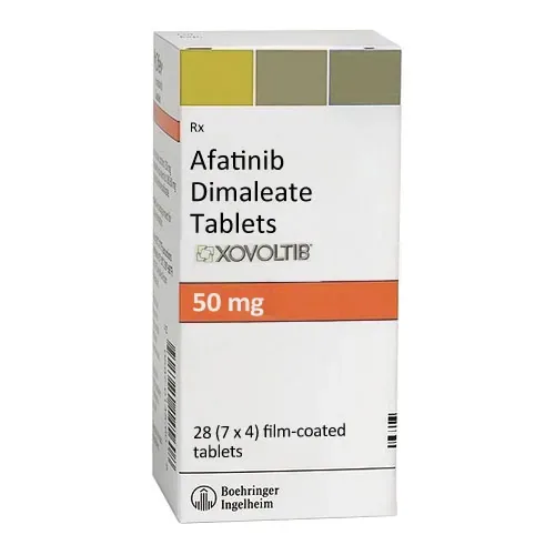 XOVOLTIB 50MG (AFATINIB DIMALEATE) is a prescription medication used to treat certain types of non-small cell lung cancer