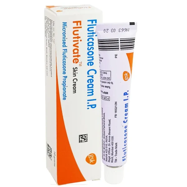 Flutivate Cream is a prescription topical steroid used to reduce skin inflammation caused by conditions such as eczema, psori