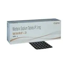 Warf 3mg Tablet (Warfarin 3mg) is a powerful anticoagulant medication containing -RX Supply