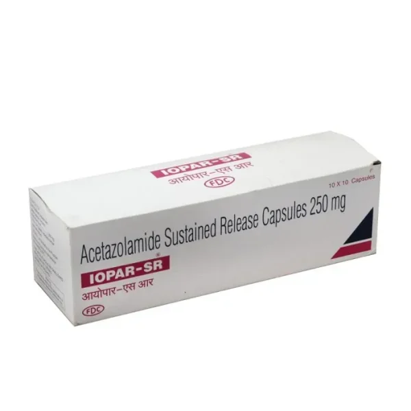 Iopar SR Capsule is a medicine used to reduce pressure in the eyes.