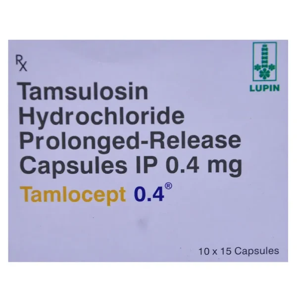 Tamlocept 0.4 Capsule (Tamsulosin 0.4mg) is an alpha-adrenergic antagonist that is used-RX Supply