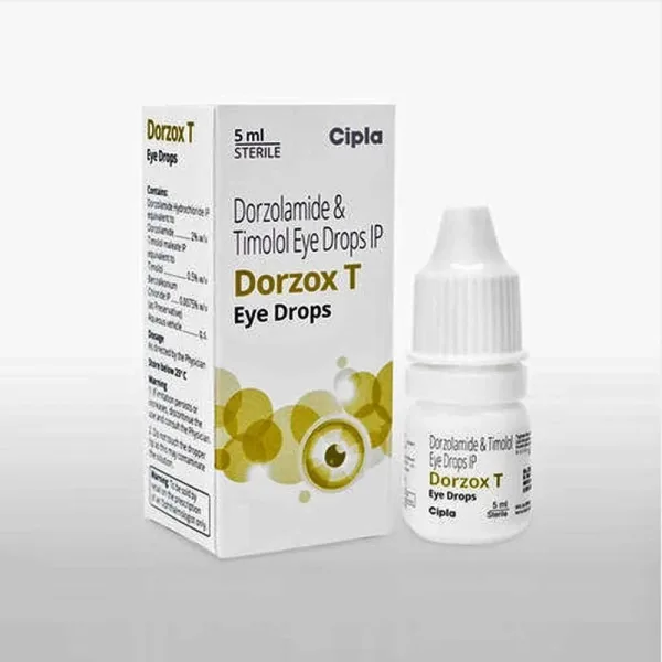 Dorzox T Eye Drop is a combination of two medicines used in the treatment of glaucoma-RX Supply