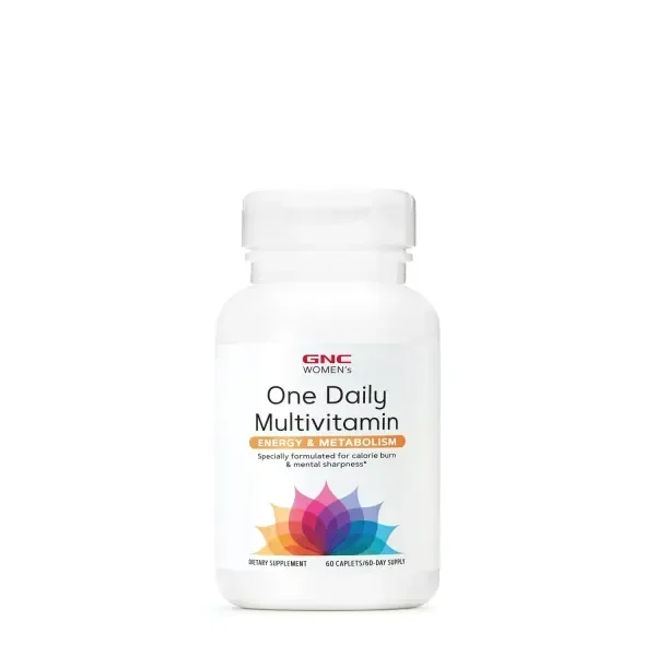 GNC Women’s One Daily Multivitamin Tablet is formulated with 32 potent ingredients, including