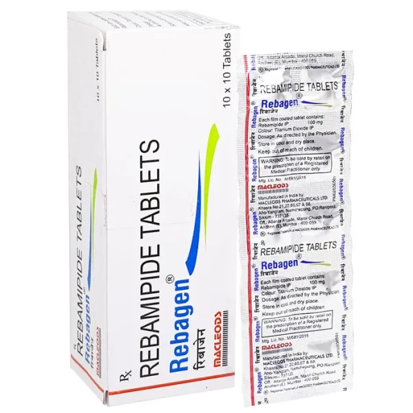 REBAGEN (REBAMIPIDE) is an oral medication used to treat the symptoms of dry eye syndrome