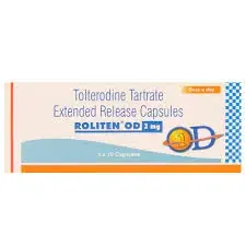 Roliten OD 2mg Capsule (Tolterodine) is used in the treatment of overactive bladder-RX Supply