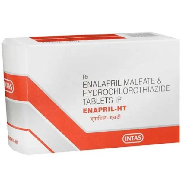 Enapril-HT Tablet (Enalapril & Hydrochlorothiazide) is a medicine used to treat hypertension-RX Supply